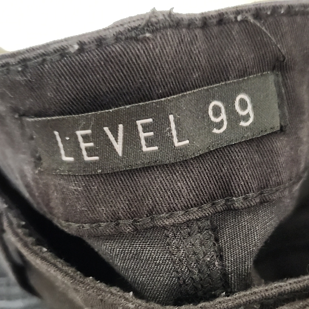 Level 99 Black Skinny Jeans Full-Length - Picture 2 of 12